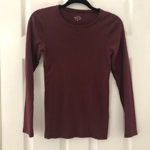 J crew long sleeve perfect fit tee medium